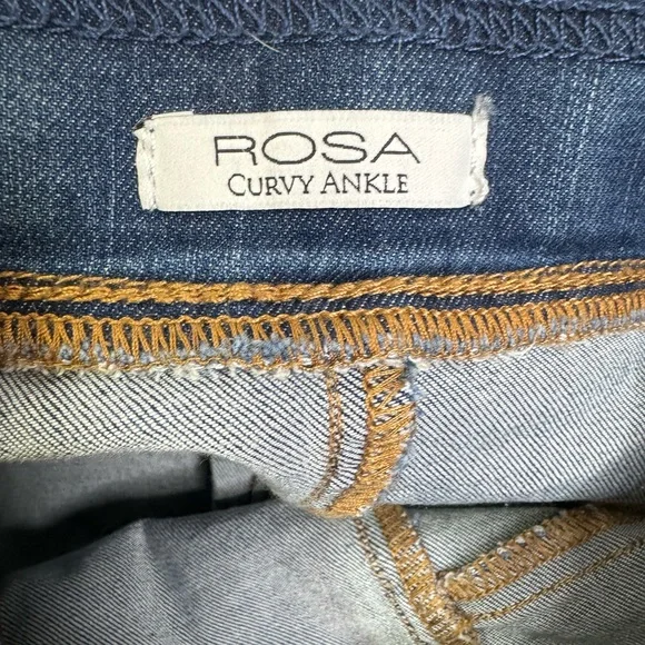 Sofa Jeans by Sofia Vergara Style Rosa Curvy Ankle Size 10 Slightly Distressed - Picture 7 of 8